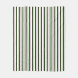 Rosa und grüne Streifen Fleecedecke