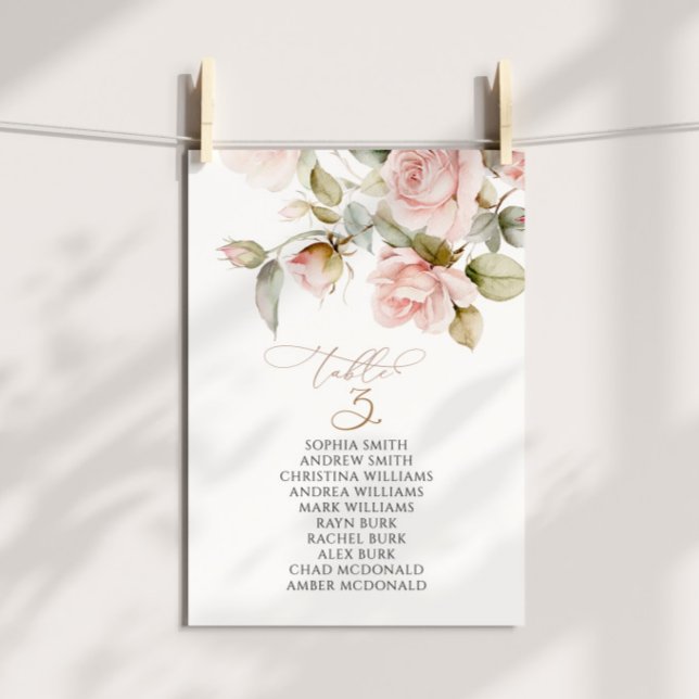 Rosa und Grüne Tischnummer 3 Sitzplan (Von Creator hochgeladen)