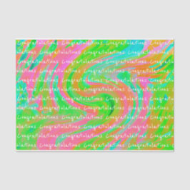 Rosa und grüne Wirbel Seidenpapier