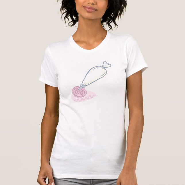 Rosa- und Konditorei T-Shirt (Vorderseite)