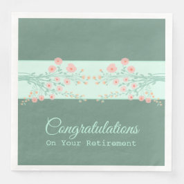 Rosa und Koralle Serviette