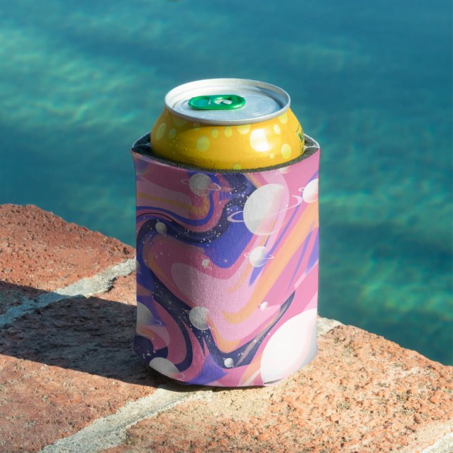 Rosa und Lila Außenraum Abstrakt drehen Dosenkühler (In Situ Pool)