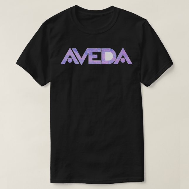Rosa und Lila Aveda T-Shirt (Design vorne)
