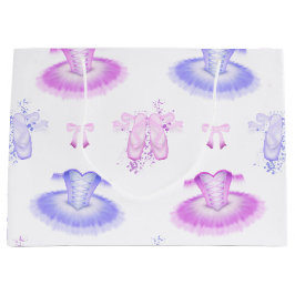 Rosa und Lila Ballett Geburtstag Tutu & Pointe Sch Große Geschenktüte