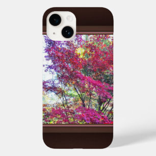 Rosa und Lila Blätter Case-Mate iPhone 14 Hülle