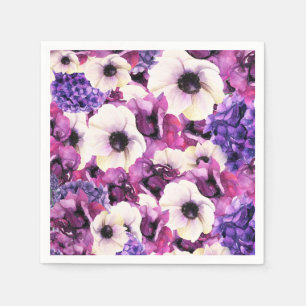 Rosa und Lila Brautparty Serviette