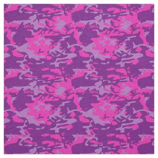 Rosa und lila Camouflage Stoff (Muster)