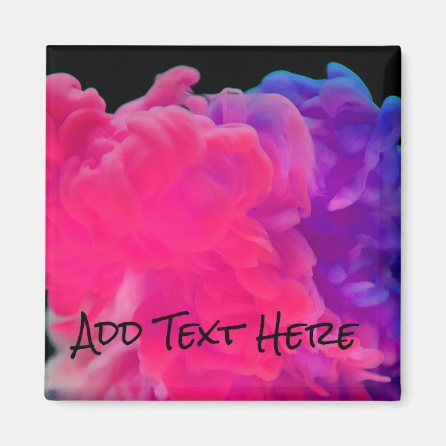 Rosa und Lila digitales Rauchen Magnet (Vorne)