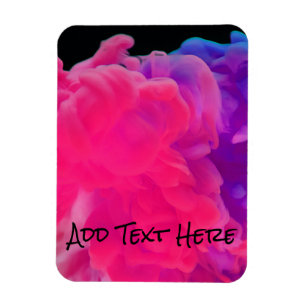 Rosa und Lila Digitalrauchen Magnet