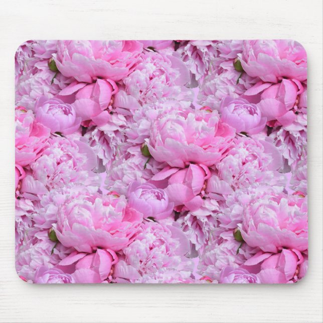 Rosa und Lila Erdnüsse Mousepad (Vorne)