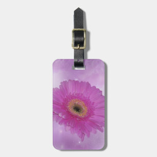 Rosa und lila Gerber Daisy Gepäckanhänger