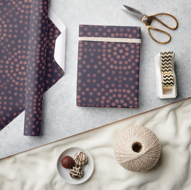 rosa und Lila Geschenkpapier (Kunsthandwerk)