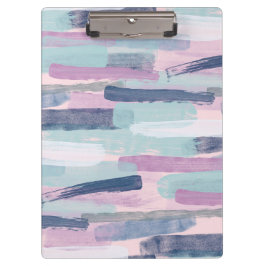 Rosa und Lila gestrichene Zwischenablage Klemmbrett