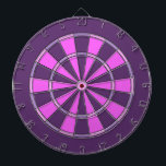 Rosa und lila Girly Dartscheibe<br><div class="desc">Dieser hübsche Dartboard wird in den Schatten von Lila und von rosa getan. Es ist ein niedliches Spielbrett für das girly Mädchen in Ihrem Leben. Sehen Sie mehr Schwankungen unseres Speichers!</div>