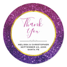 Rosa und Lila glattende Glitzer Edelsteine Hochzei