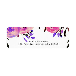 Rosa und Lila hell Moderne Blumenladen