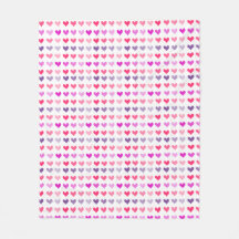 Rosa und Lila Herzen Gemütlicher Valentinstag Blan