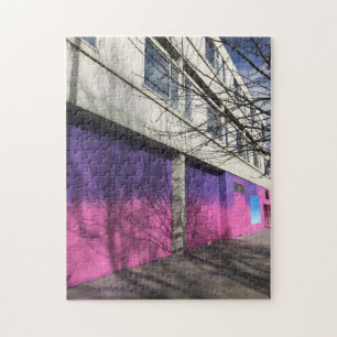 Rosa und Lila, Kings Road, Chelsea, London Vereini Puzzle