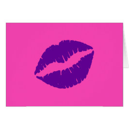 Rosa und Lila Lippen