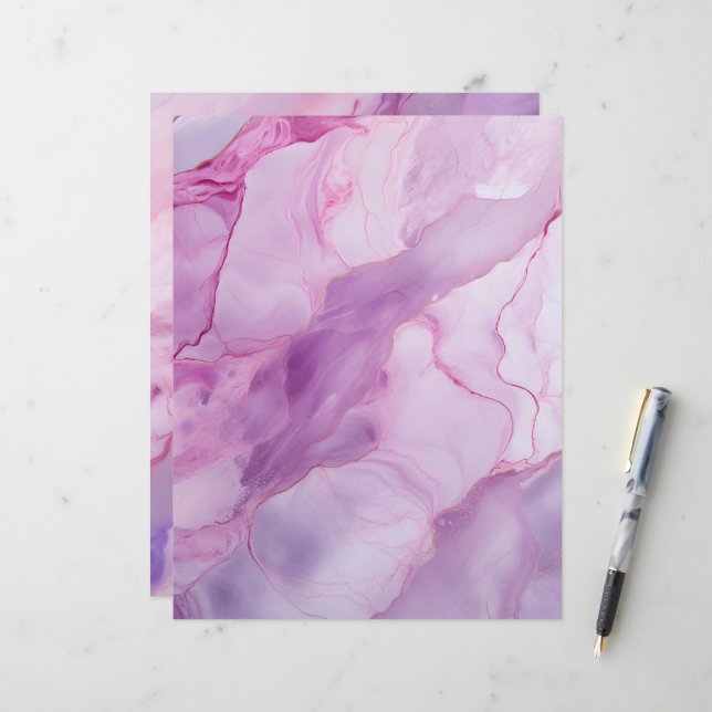 Rosa und Lila Marmorbücher - Hintergrund (Vorderseite/Rückseite Beispiel)