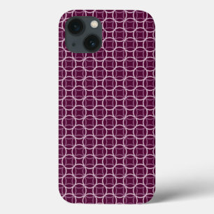 Rosa und Lila modernes Muster Case-Mate iPhone Hülle