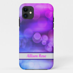 rosa und Lila Muster Abstrakter Kreise Case-Mate iPhone Hülle