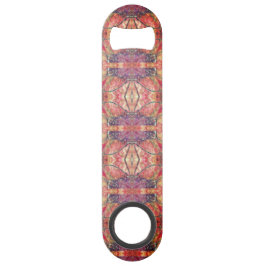 Rosa und lila Muster Speed Flaschenöffner