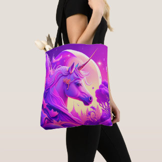 Rosa und Lila Nacht Einhorn Kunst, Dichtung und Mu