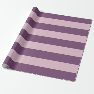 Rosa und Lila Pastellfarben Markisen Streifen Geschenkpapier