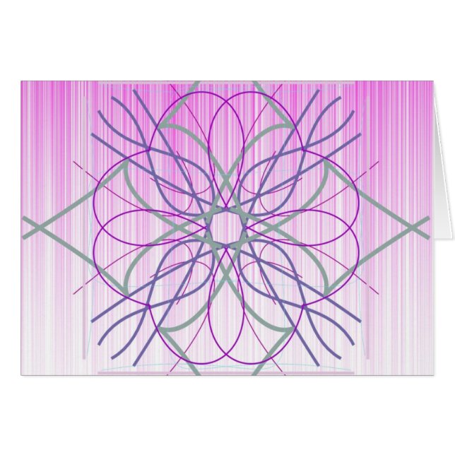 Rosa und Lila Random-Gestaltung (Vorderseite (Horizontal))