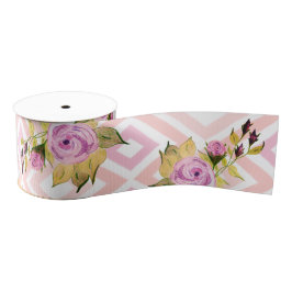 Rosa und Lila Rose Ripsband