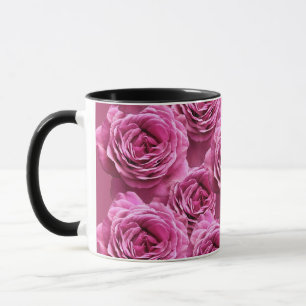 Rosa und lila Rose Tasse