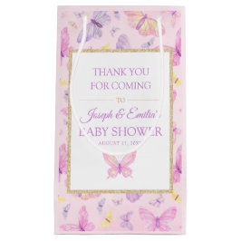 Rosa und Lila Schmetterlingswaage Kleine Geschenktüte