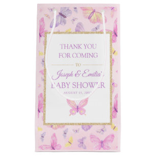 Rosa und Lila Schmetterlingswaage Kleine Geschenktüte