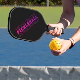 Rosa und Lila schwarzes Pickleball Pickleball Schläger