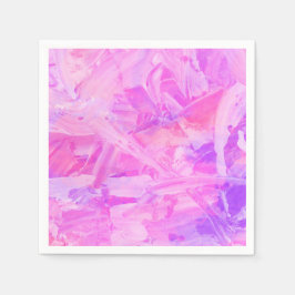 rosa und Lila Serviette