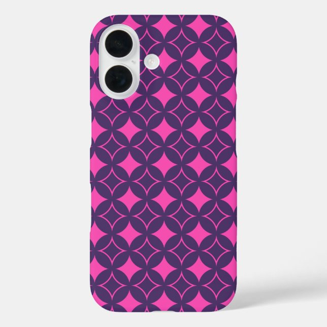 Rosa und lila Shippo Case-Mate iPhone Hülle (Rückseite)