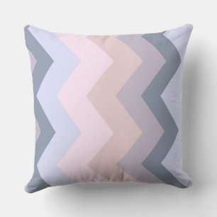 Rosa und Lila Zickzack Muster Kissen