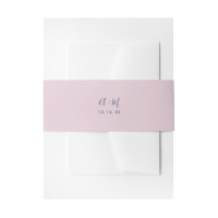 Rosa und Marine | Einfache Hochzeitband