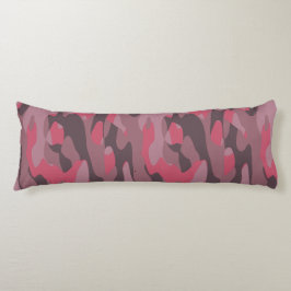 rosa und mauve Camo abstrakt Seitenschläferkissen