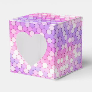 Rosa und Mauve Pailletten Bling Geschenkschachtel