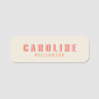 Rosa und orange Retro Typografie Kreativ Moderne