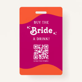 Rosa und orange Sonnenuntergang Retro Kaufen Sie d Ausweis