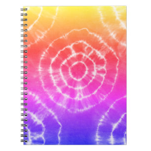rosa und orange-trendy Farbmuster Notizblock
