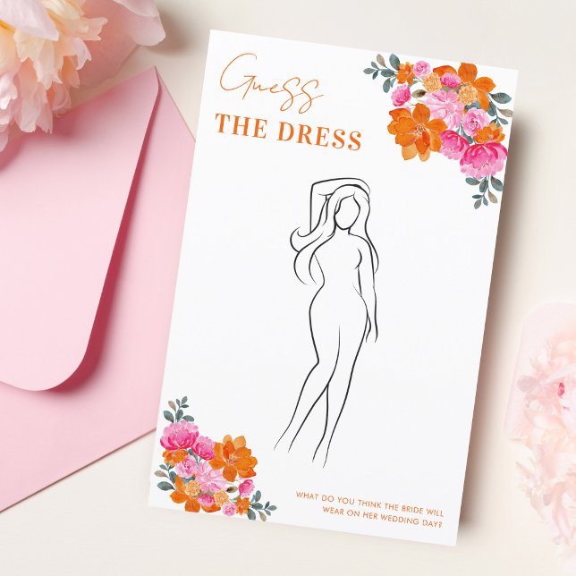 Rosa und orangefarbene Blütenrätsel: Das Dress Sho (Von Creator hochgeladen)
