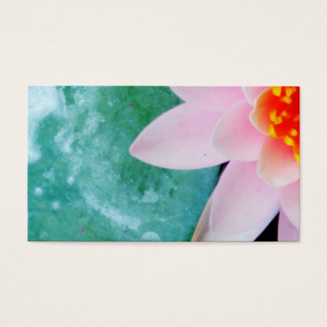 Rosa und orangefarbene Lotus (Vorderseite)