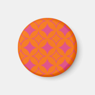Rosa und orangefarbene Shippo Magnet