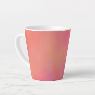 Rosa und orangefarbene Wolke abstrakt Milchtasse