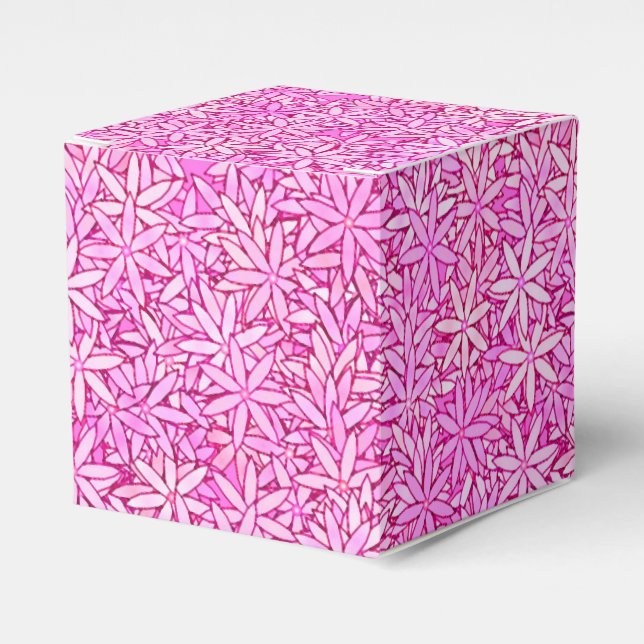 Rosa und orchide Blume, Orchideen Geschenkschachtel (Vorderseite)
