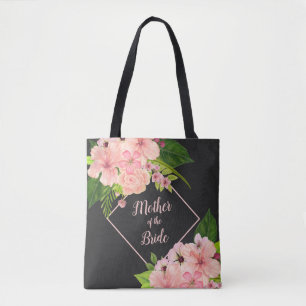 Rosa und Pfirsichblütenmutter der Braut